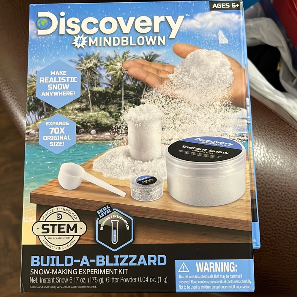 Nib discovery mindblown snow making experiment kit